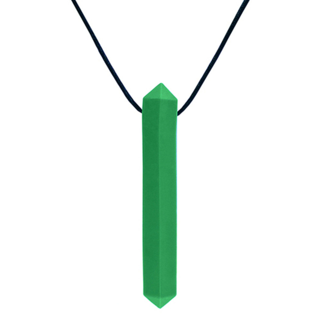 Krypto-Bite™ Chewable Gem Necklace (Forest Green) Xtra Tough image 0